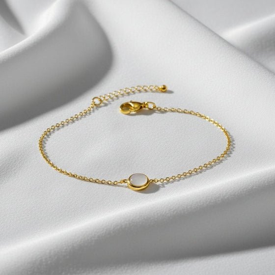 Clara Gold Plated Bracelet | 316L Stainless Steel Waterproof - Brazale - T