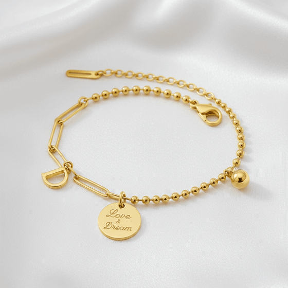 Love and Dream Bracelet | 316L Stainless Steel Waterproof - Brazale - T