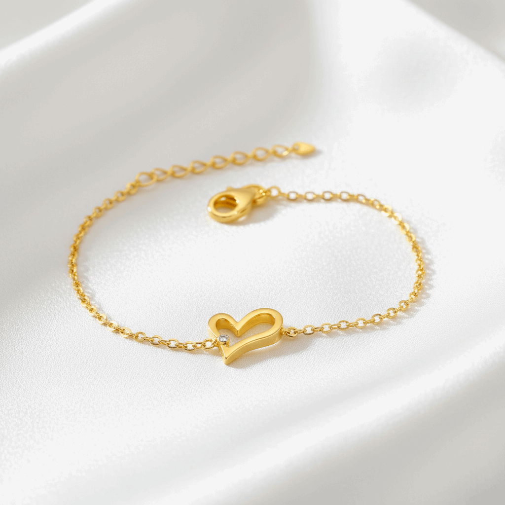 Ana Gold Plated Bracelet | 316L Stainless Steel Waterproof Adjustable - Brazale - T