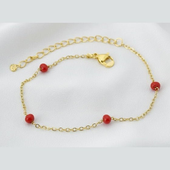 Colorful Bead Bracelet | 316L Stainless Steel Waterproof - Brazale - T