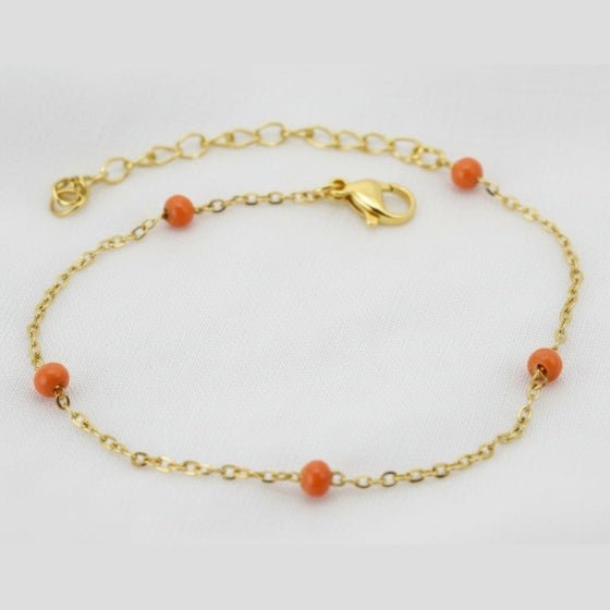 Colorful Bead Bracelet | 316L Stainless Steel Waterproof - Brazale - T