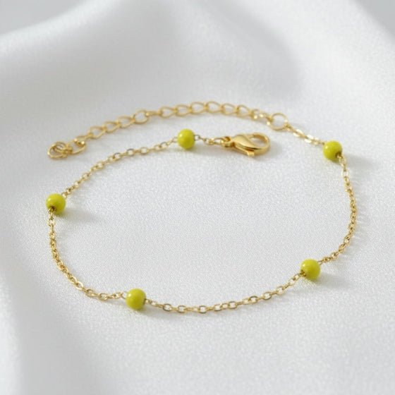 Colorful Bead Bracelet | 316L Stainless Steel Waterproof - Brazale - T