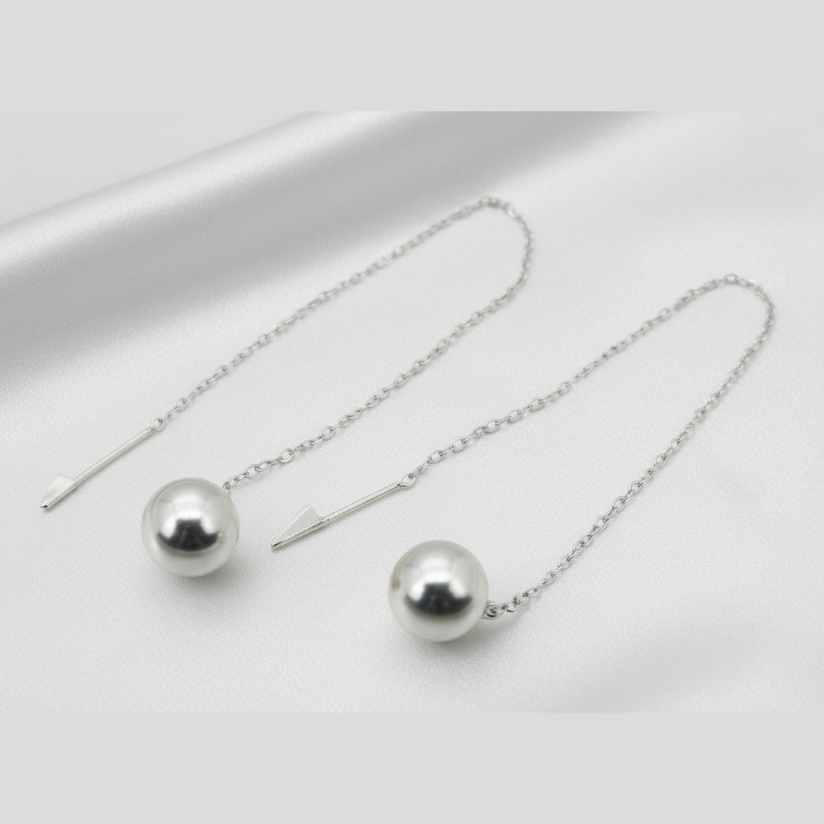 Emma Chain Drop Earrings | 316L Stainless Steel Waterproof - Brazale - T