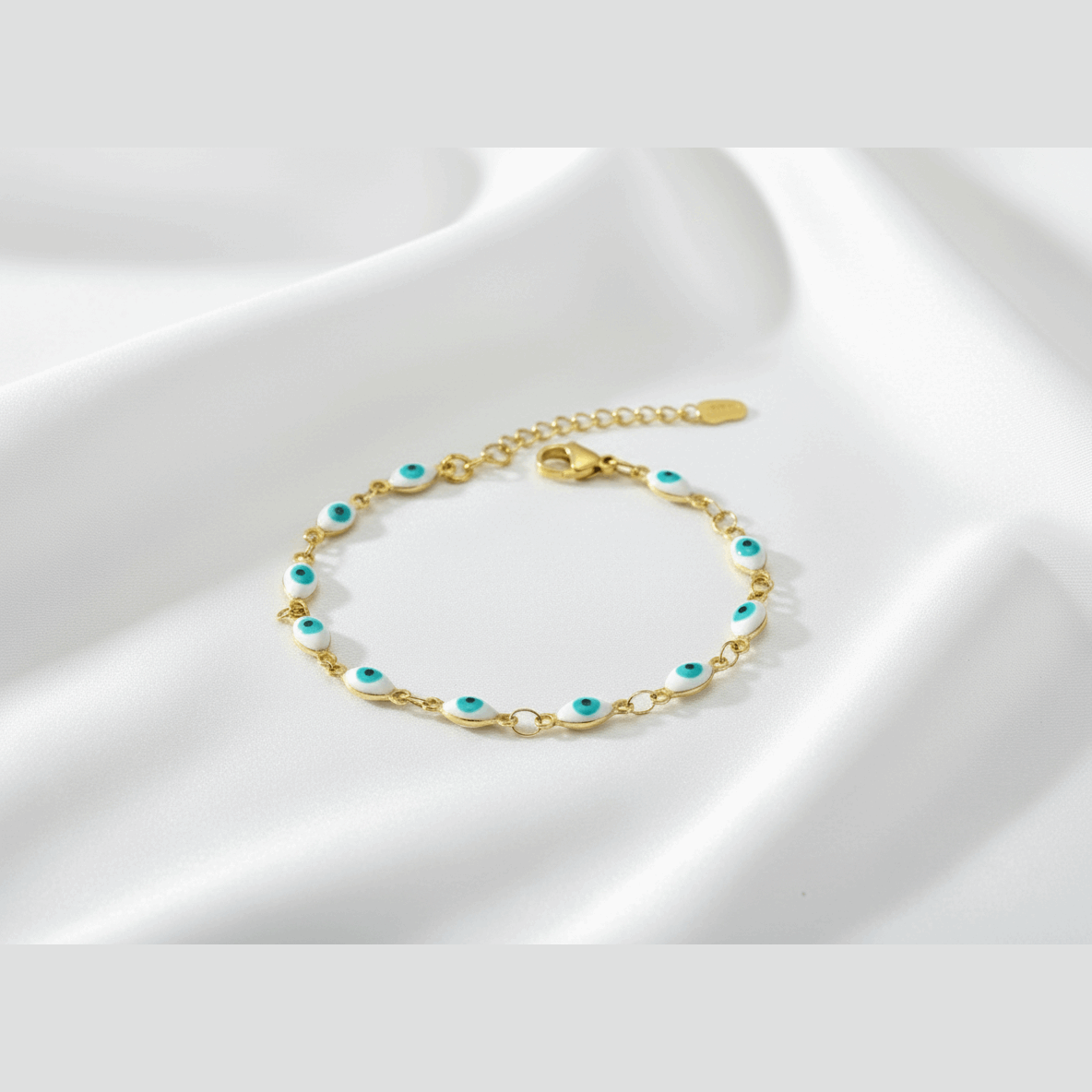 Evil Eye Bracelet Turkish Design | 316L Stainless Steel Waterproof - Brazale - T