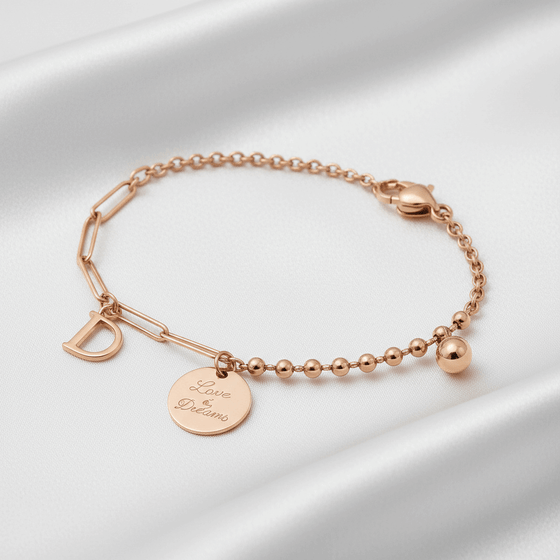 Love and Dream Bracelet | 316L Stainless Steel Waterproof - Brazale - T