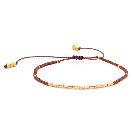 Premium Miyuki Seed Bead Bracelet | Handcrafted Boho Luxury - Brazale - T