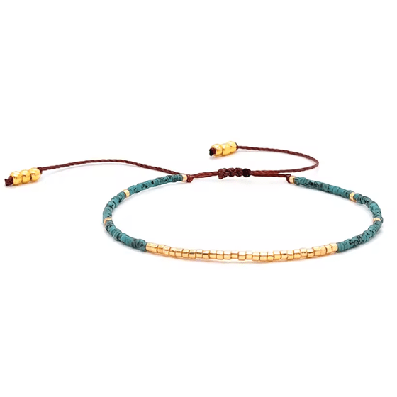 Premium Miyuki Seed Bead Bracelet | Handcrafted Boho Luxury - Brazale - T