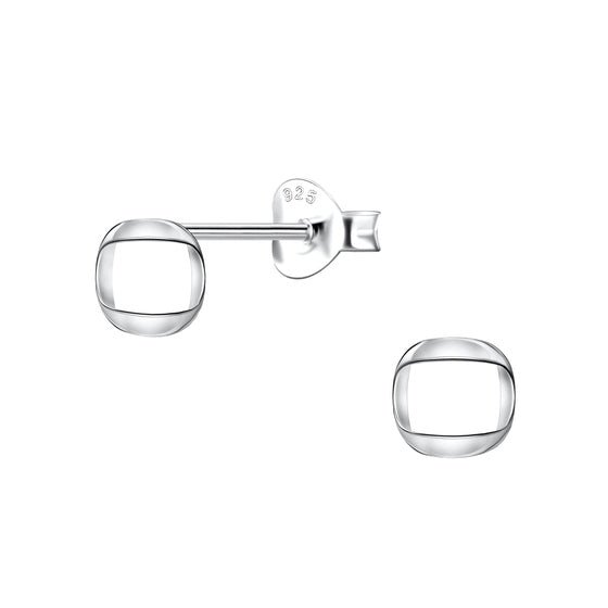 Prisma Stud Earrings | 925 Sterling Silver Waterproof 5mm - Brazale - T