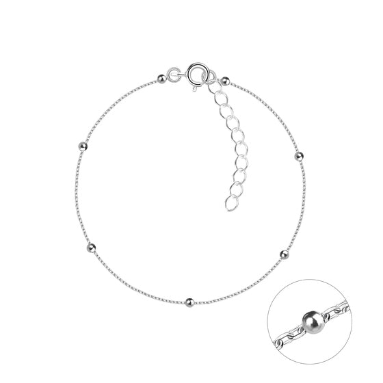 Raquel Bracelet | 925 Sterling Silver Waterproof 15cm Adjustable - Brazale - T
