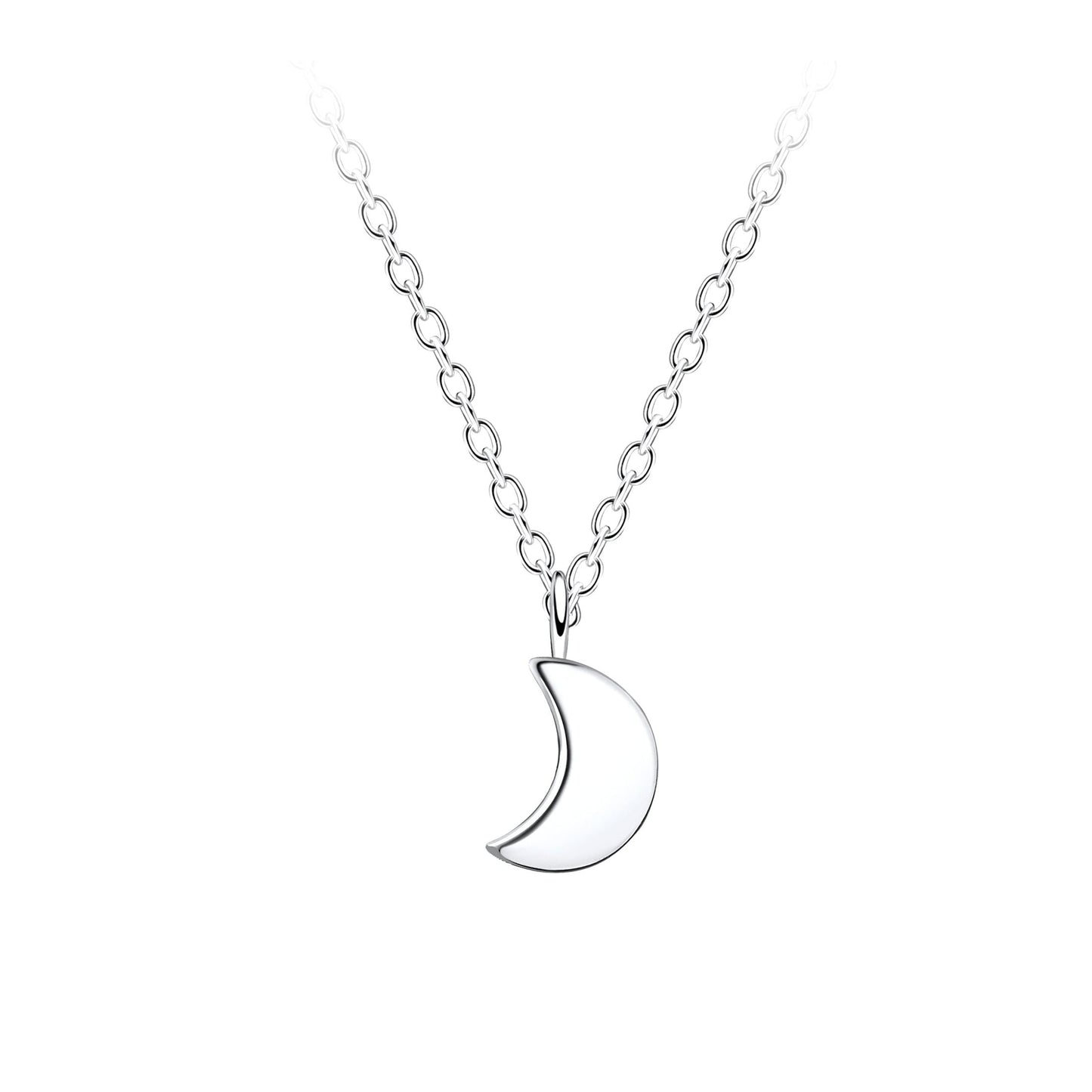 Selene Moon Necklace | 925 Sterling Silver Waterproof 45cm - Brazale - T