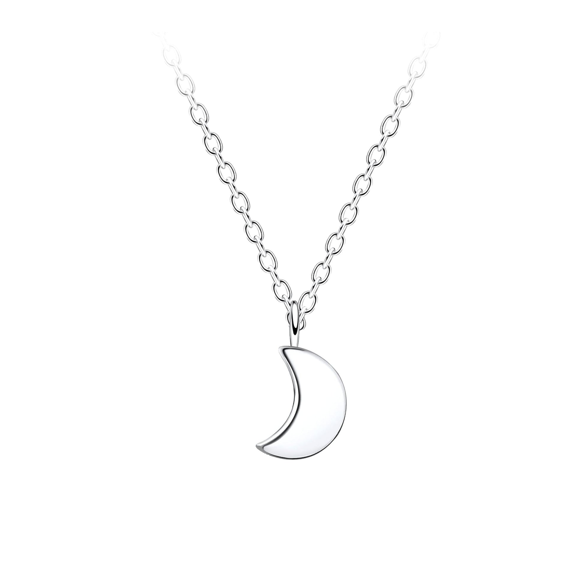 Selene Moon Necklace | 925 Sterling Silver Waterproof 45cm - Brazale - T