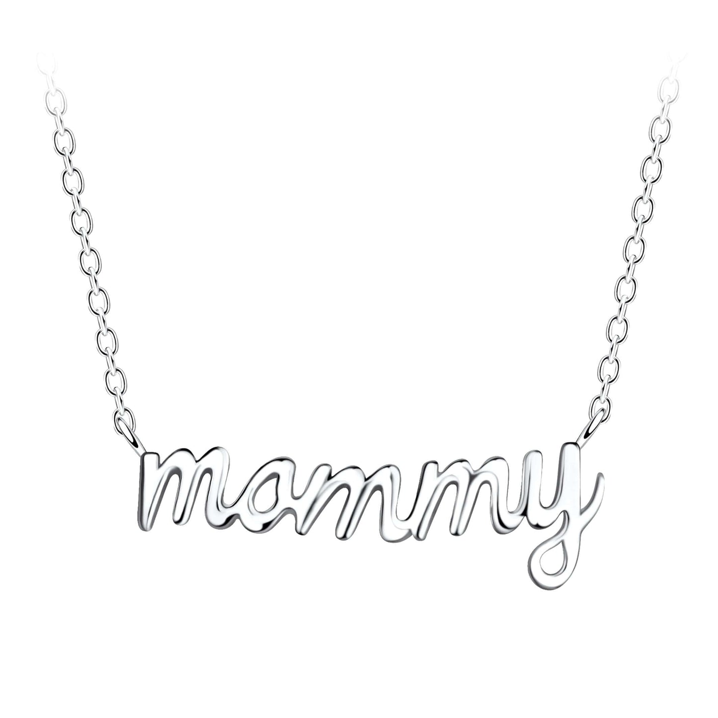 Sterling Silver Mommy Jewelry Set | 925 Anti - Tarnish Necklace & Bracelet - Brazale - T