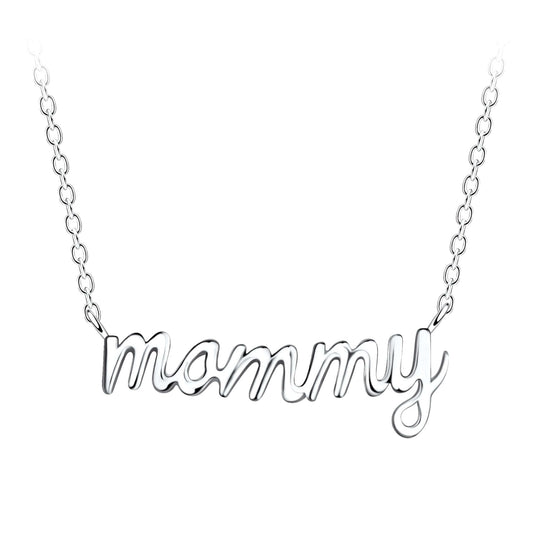 Sterling Silver Mommy Jewelry Set | 925 Anti - Tarnish Necklace & Bracelet - Brazale - T